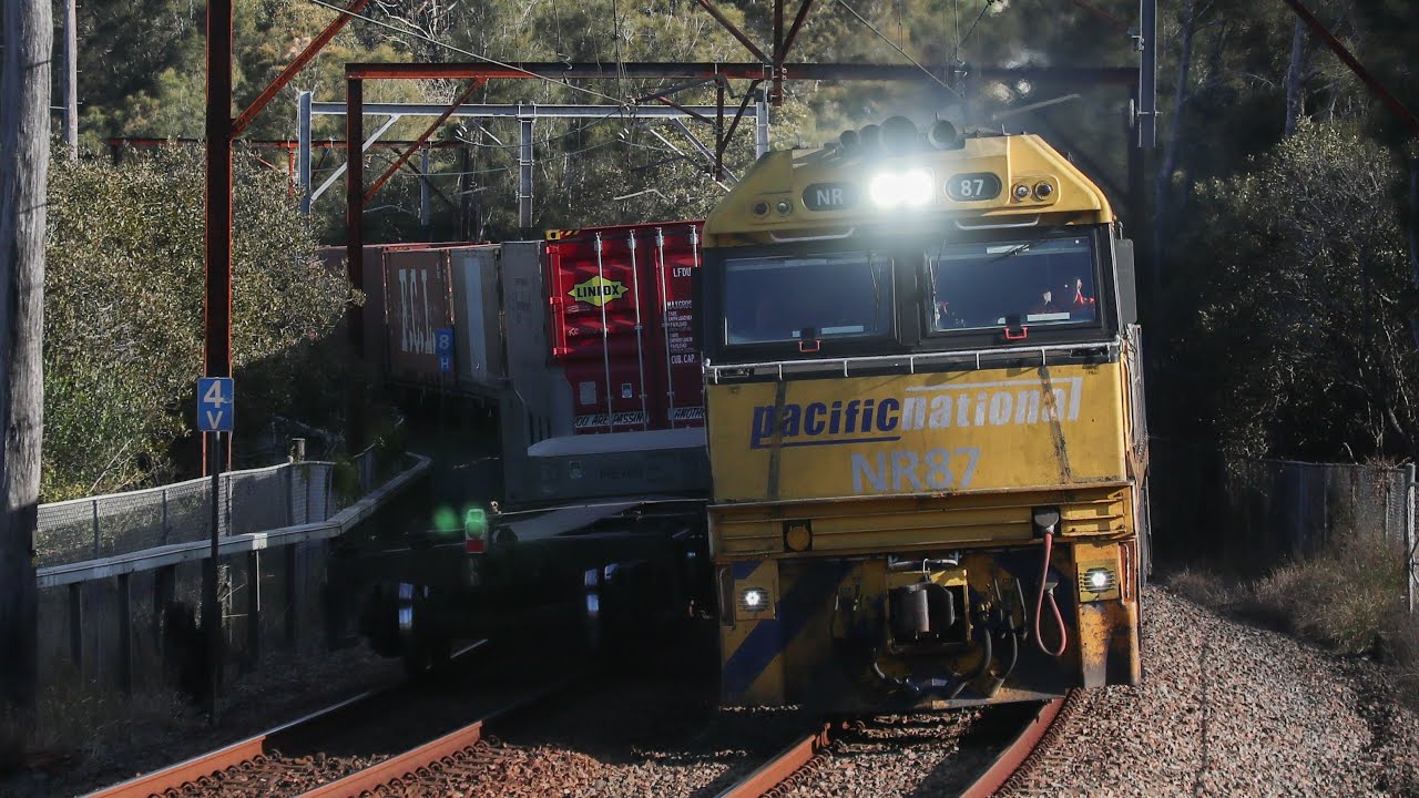 Two freight trains passing Tascott - CCN Central Coast & Newcastle Line ...