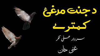 Da Janat Marghay Kamtari | Sardar Ali Takkar Ghazal | Ghani Poetry | سردار علی ٹکر