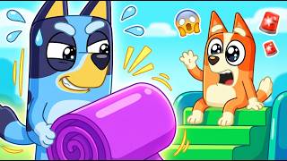 Bluey Finally Reveals What Is Under The CREEPY MASK! 😱 | Funny Cartoon