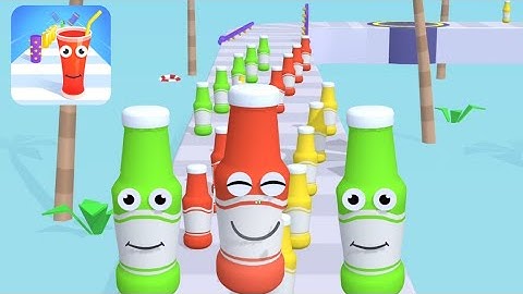 Juice Run Games All Levels Walkthrough Gameplay iOS,Android Relaxing Video Update Level #Shorts