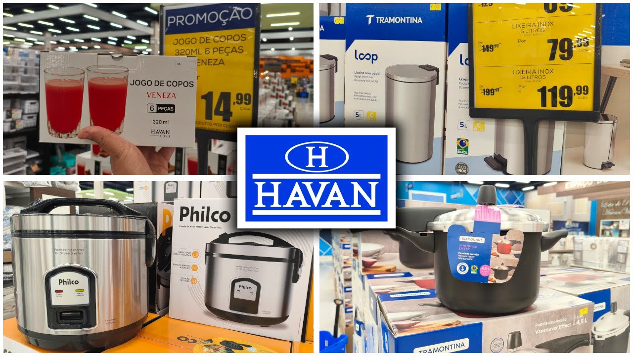 MELHORES PROMOÇÕES DA SEMANA HAVAN | JOGO DE COPOS VENEZA
