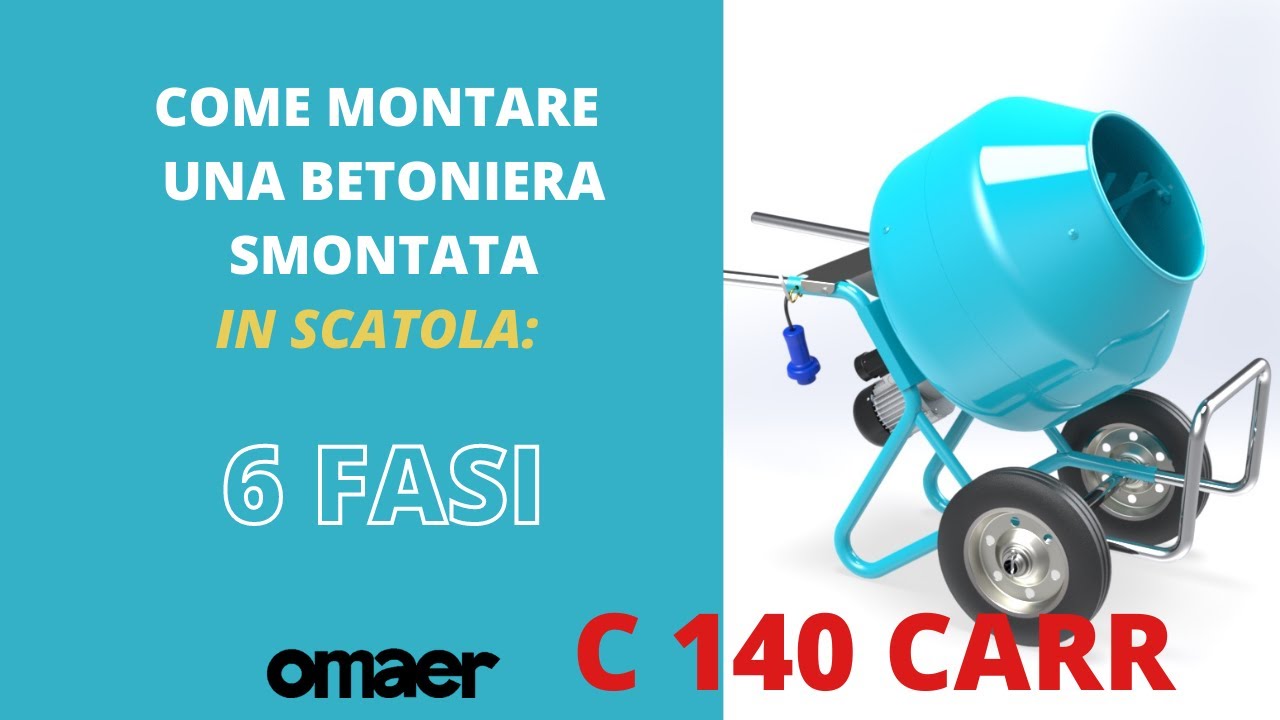Betoniera HBM 63 Litri - Miscelatore Calcestruzzo Per Edilizia - Foto 7