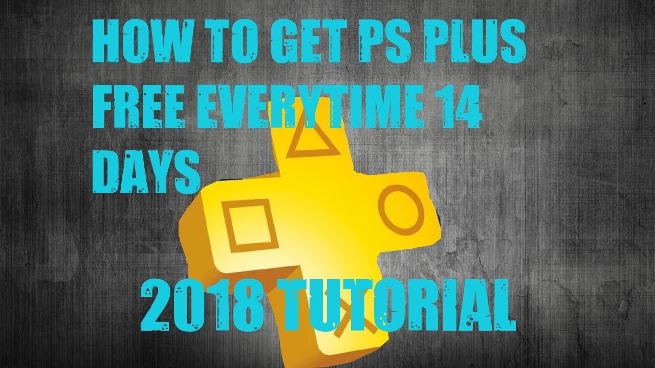 HOW TO GET FREE PS PLUS EVERYTIME 14 DAYS (free account in description ...