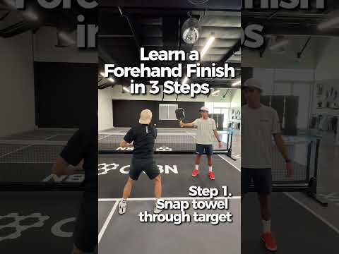 Learn a Forehand Finish in 3 Steps