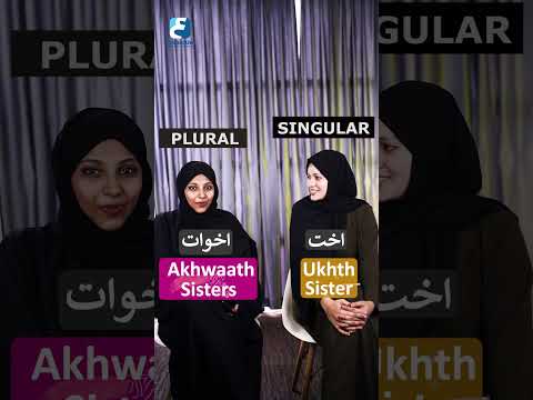 Singular V S Plural Learn Spoken Arabic Arabicuni Learnarabicineasyway 