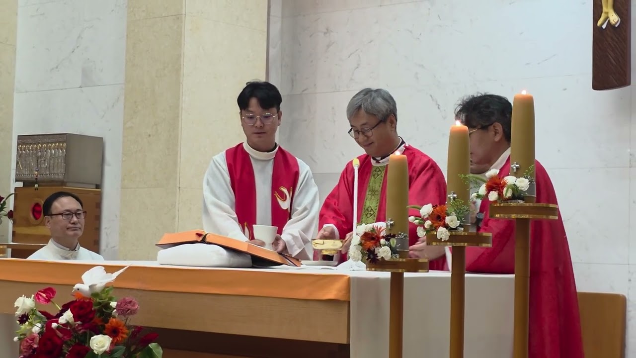 성 십자가 현양축일 교중 미사 중 영성체 예식 짤 영상 1 2025.09.14.(일)