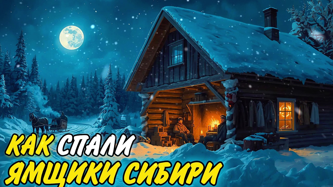 Сибирская метель на ямском дворе 18 века: ночь среди лошадей и фонарей🌛Лекция для сна