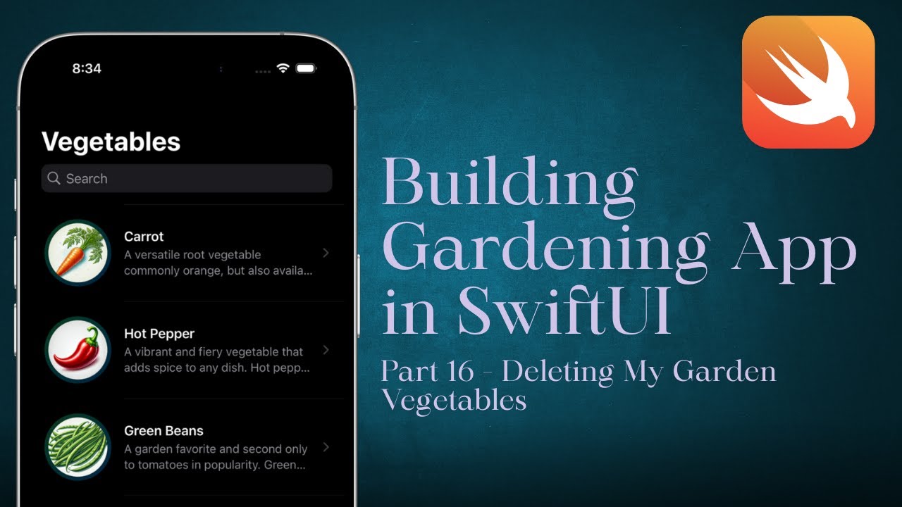 16 Build a Gardening App with SwiftUI & SwiftData | iOS Development ...