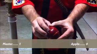 Sun Bae Master Bradley Cutting Apple