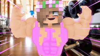 LITTLE KELLY GETS BUFF TO BEAT A BULLY! Minecraft