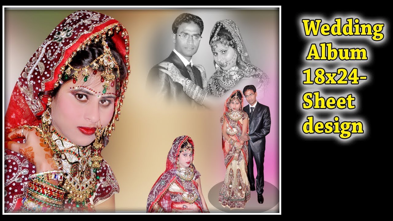 #wedding album 18x24 wedding album kaise banaye...by.free main sikho