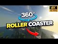 Minecraft 360° VR – The Garwhal Coaster Ride | 4K 60FPS