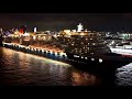 Queen Anne-Sailaway from Hamburg at Night