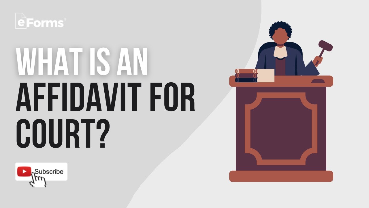 what-is-an-affidavit-for-court-youtube