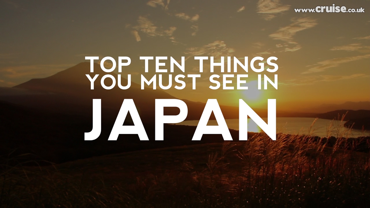 3 Must see sites in Japan. You must see this