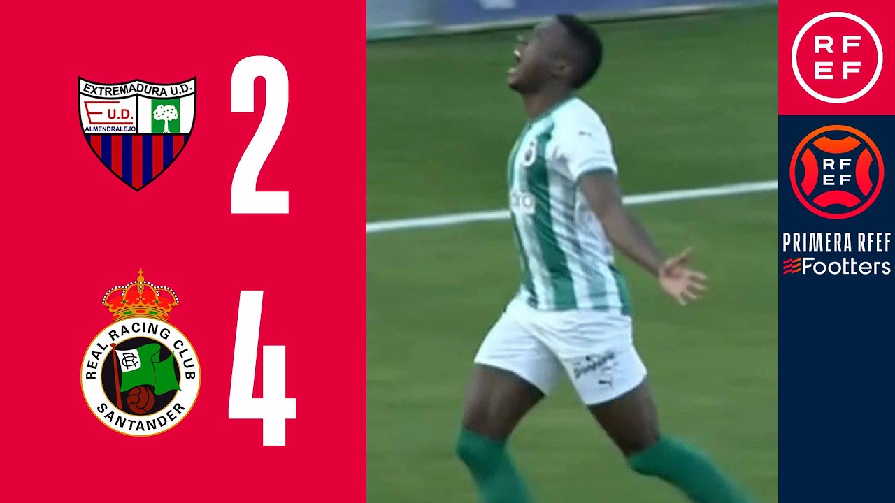 RESUMEN I Extremadura UD 2-4 Real Racing Club I PrimeraRFEF I Jornada 17 I Grupo 1