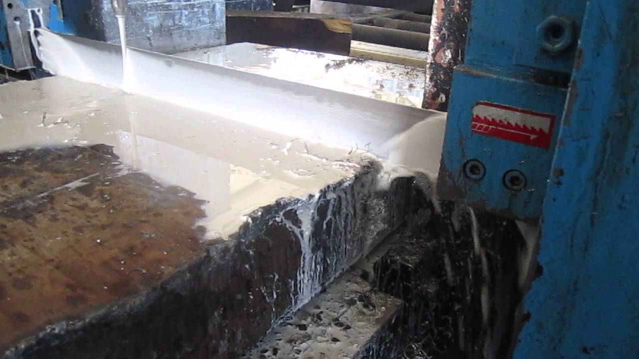 Резка металла на ленточнопильном станке завода ЗМК «Северо-Запад» в СПб ...