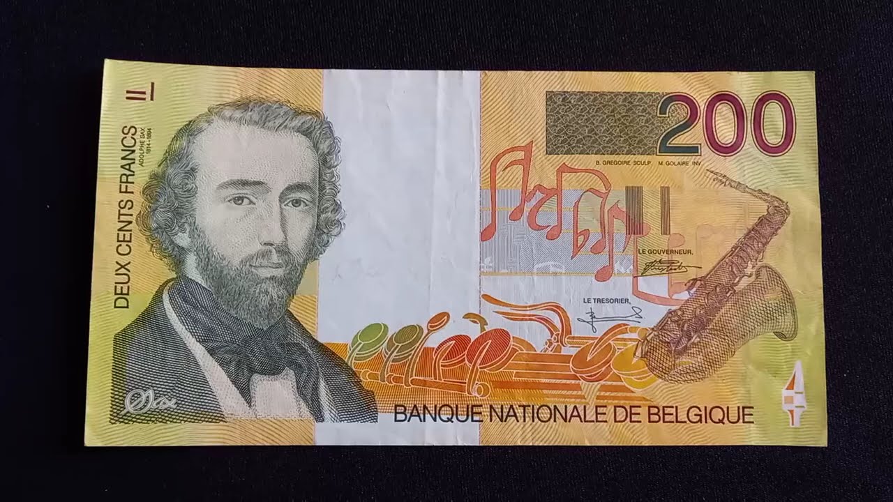 BELGIUM 200 Francs (1995) | Banknote Encyclopedia