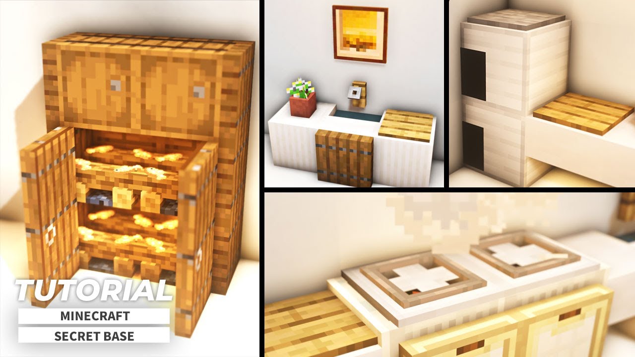マインクラフト家具 オシャレなベッドの作り方 内装建築 Youtube