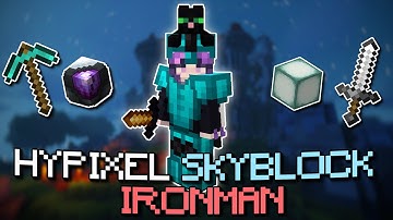 THE BEST START... (Hypixel Skyblock IRONMAN) Ep.1