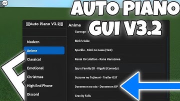 AUTO PIANO GUI V3.2 | ARCEUS X • DELTA • FLUXUS • HYDROGEN
