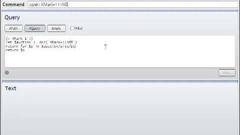 BaseX - Processing XQuery
