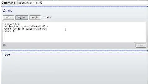 BaseX - Processing XQuery