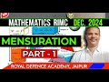 Mensuration- Maths Class | RIMC Online Classes | RIMC Online Coaching | RIMC DEC 2024