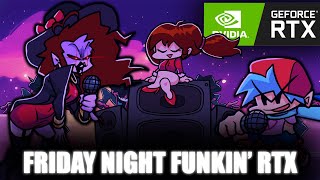 Friday Night Funkin' RTX ON *NEW Update Song Remixes* - (FNF Mod Showcase) Friday Night Vibin' UTAU