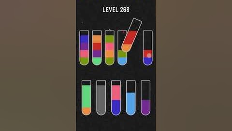 How to do Water sort Puzzle level 268 | Water sort puzzle | Color Sorting Game | Gaming Shortcuts |