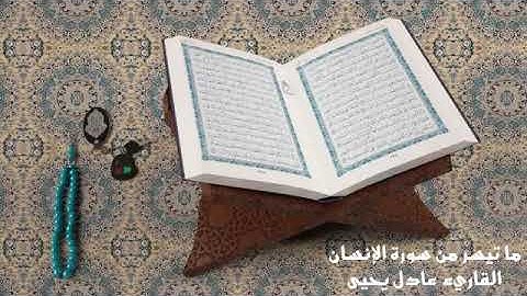 ما تيسر من سورة الإنسان - القاريء عادل يحيى