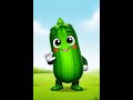 Hello! I am a zucchini and I am a vegetable 🥒 #zucchini #englishforkids #viral