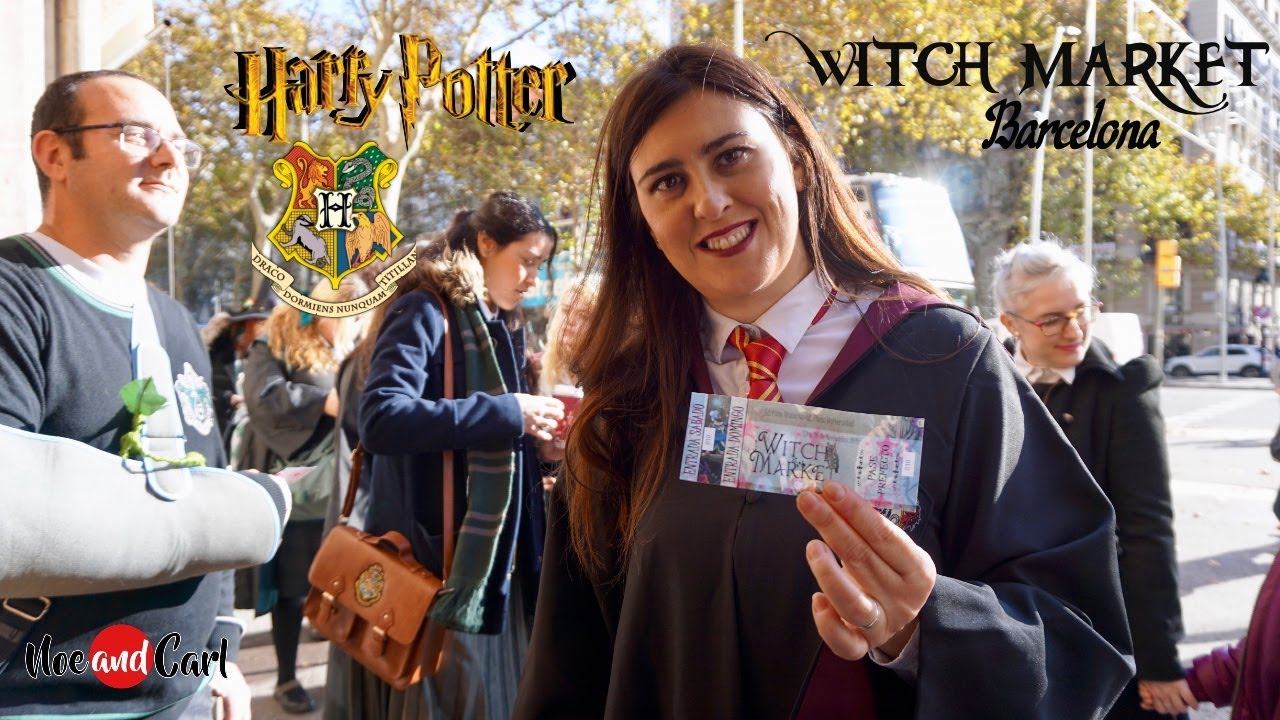 Bcn Witch Market 2019 - Vlog 3 - HARRY POTTER | Noe and Carl