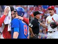 Two ejected after mikolas plunks happ in retaliation for hitting contreras  mlb on espn