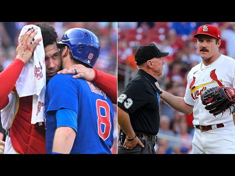 Two ejected after Mikolas plunks Happ in retaliation for hitting Contreras | MLB on ESPN