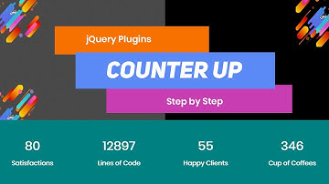 Counter Up in Bangla Step by Step for Beginners | jQuery Plugin