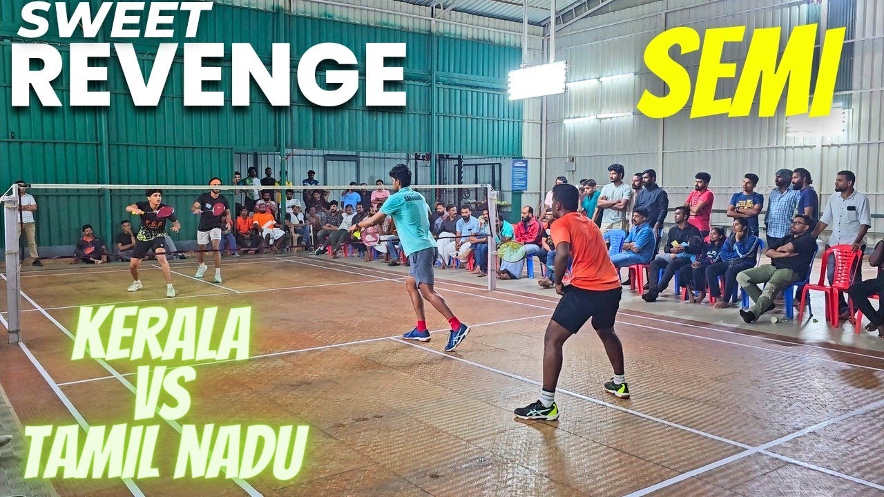 SHIJAS/HARI VS SARAVANAN/PURUSHOTH: ALL INDIA OPEN BADMINTON TOURNAMENT  SEMI(KERALA VS TN) WAYANAD