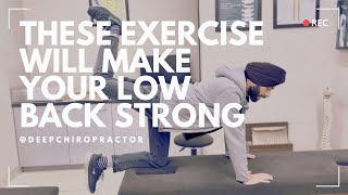 10 Minutes Low Back Strength Exercise At Home