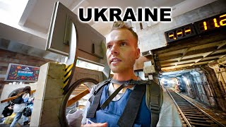 Inside Underground Bunker During Bombing in Ukraine War.