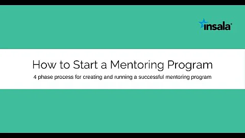 How to Start a Mentoring Program