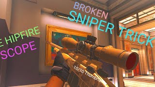 How to do the broken Accurate No scope or Dart scope in Combat Master