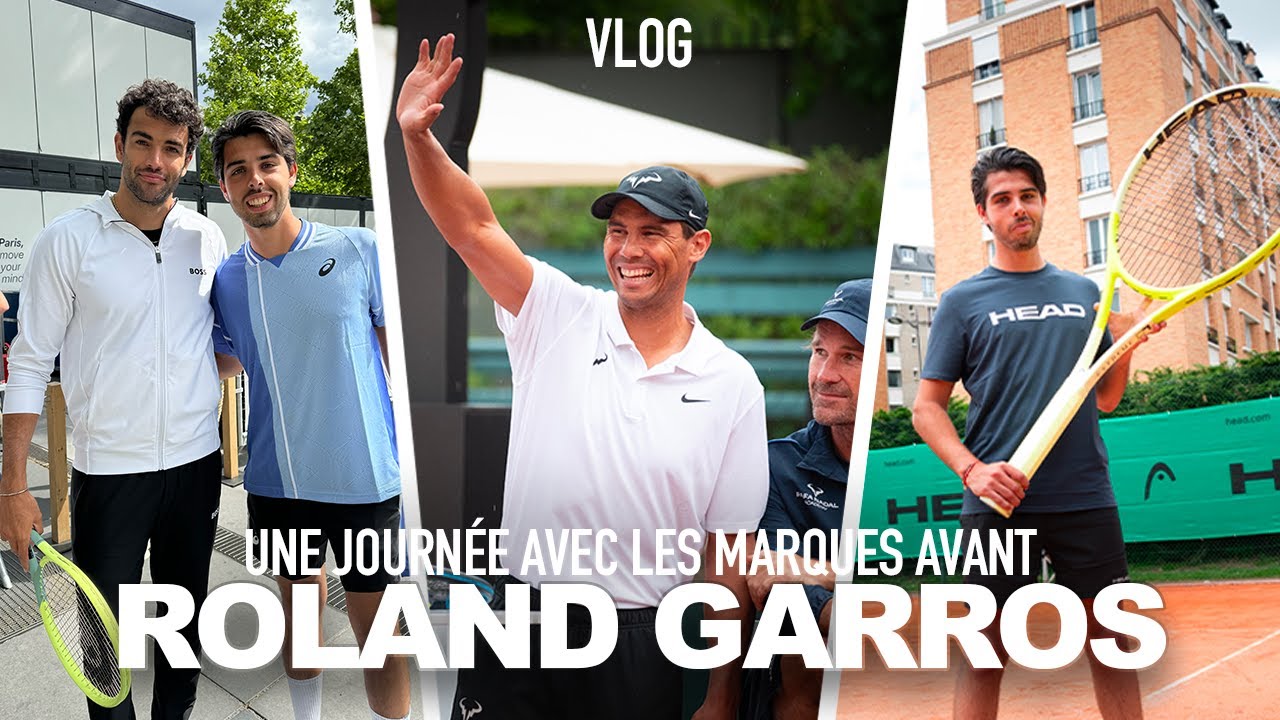 Une Journée avec les marques avant Roland Garros.