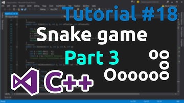 C++ Tutorial 18 - Simple Snake Game (Part 3)