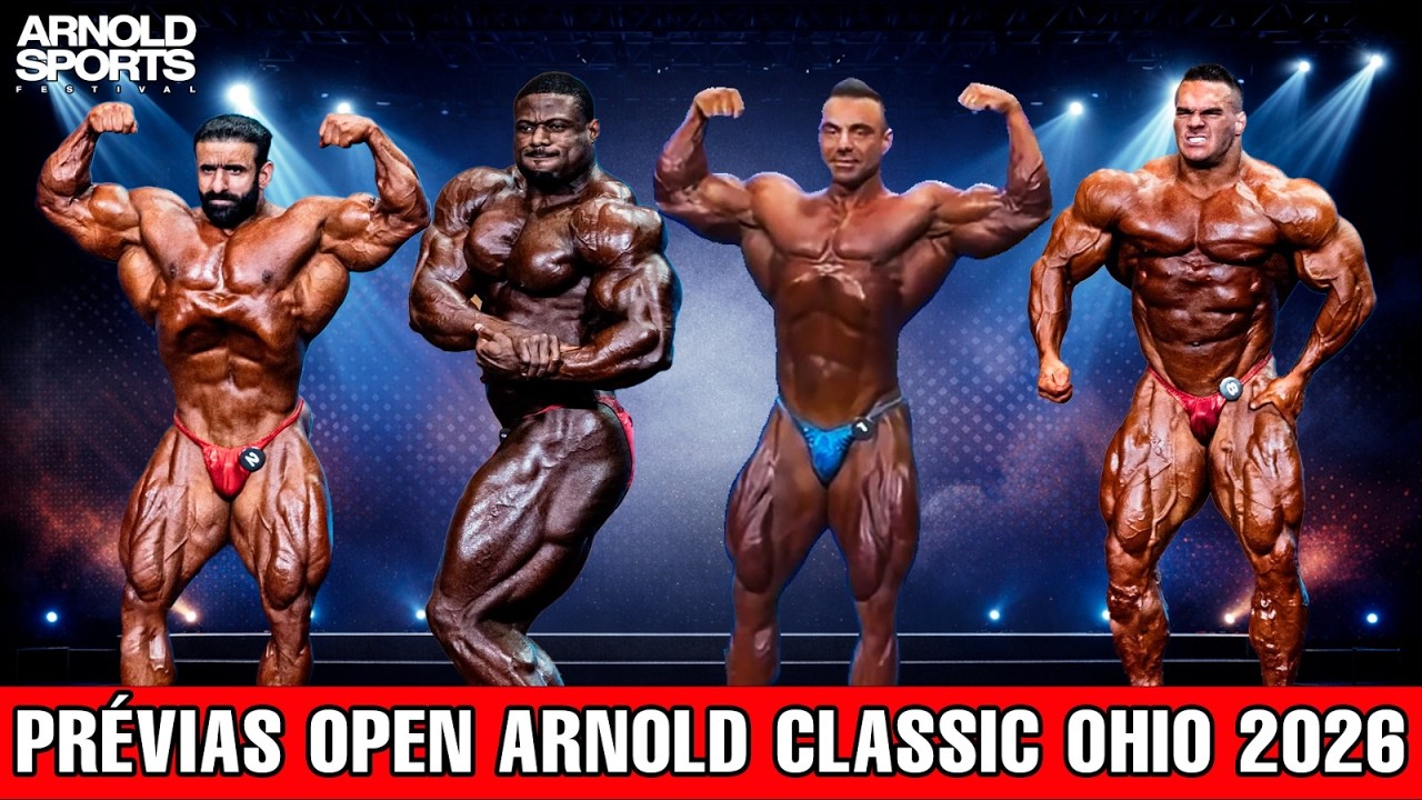 RAFAEL BRANDÃO CHEGA ASSUSTANDO NAS PRÉVIAS DO ARNOLD! | ARNOLD CLASSIC OHIO 2026  PRÉVIAS COMPLETAS
