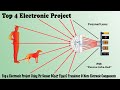 Top 4 Electronic Project Using Pir Sensor BC547 Tip41C Transistor battery&amp; More Eletronic Components