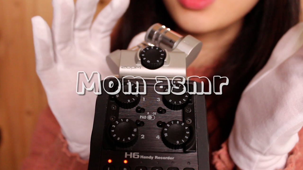 ASMR 얇은 예식장갑으로👂귀를 만지작🤗 귀청소, 귀에 바람 후후🌬, 잡담도 속닥속닥 Ear Cleaning with Thin Ceremonial gloves, Talking