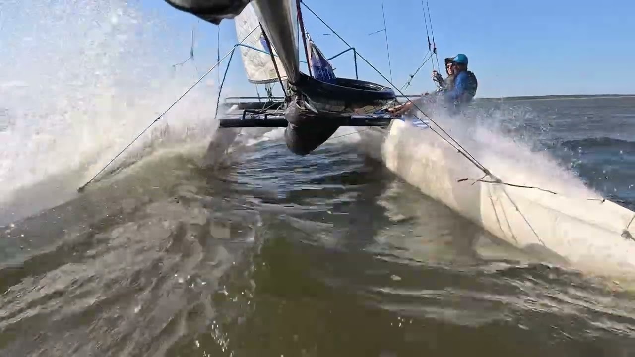 ⁣Nacra SAILING foil Cananéia