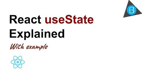 How the useState works with the most simple example you can imagine