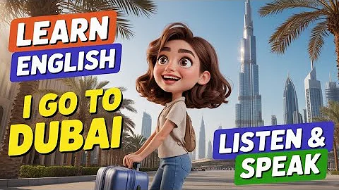 Learn English Through a Story – My Trip to Dubai ✈️ | Listen & Speak for Beginners