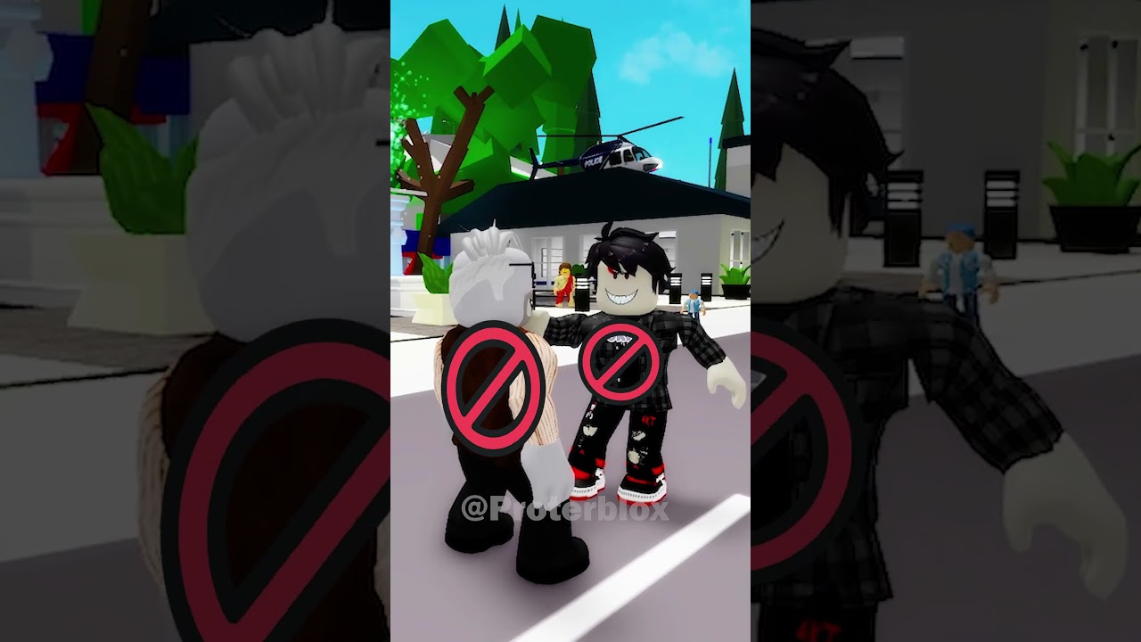 BULLY HACKED THE COLOR CHALLENGE IN BROOKHAVEN🎲 🪐 #roblox #shorts